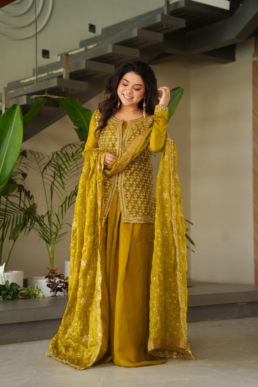 Readymade Top Bottom Dupatta Set – Raksha Bandhan Special