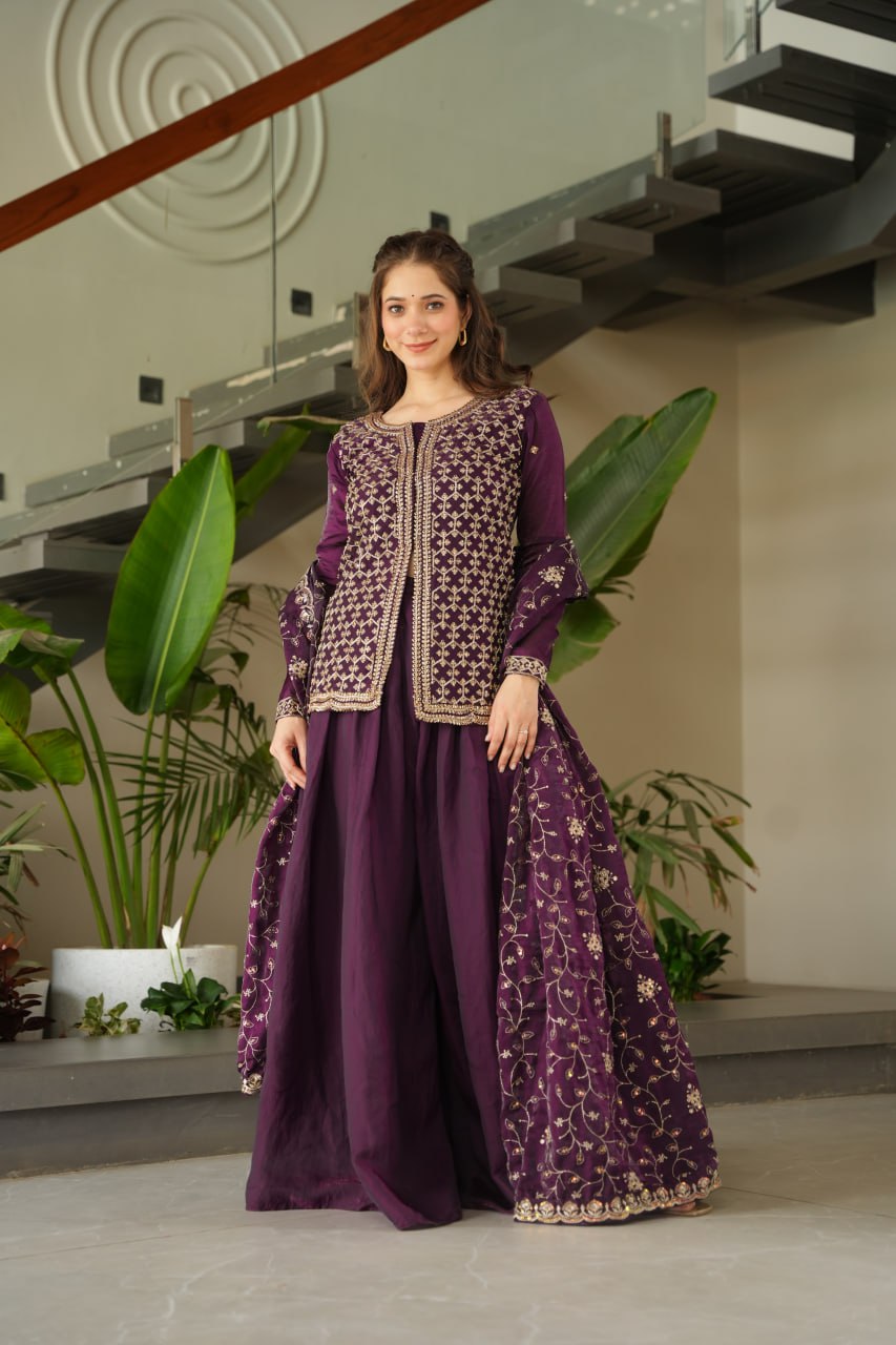 Readymade Top Bottom Dupatta Set – Raksha Bandhan Special