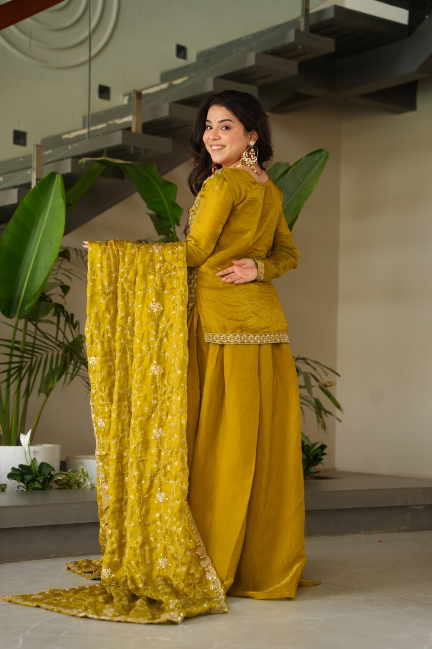 Readymade Top Bottom Dupatta Set – Raksha Bandhan Special