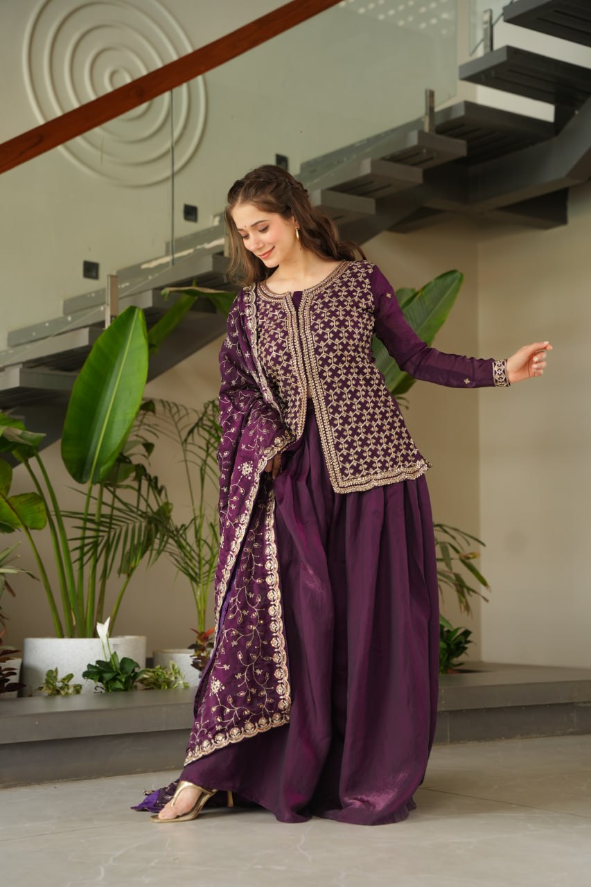 Readymade Top Bottom Dupatta Set – Raksha Bandhan Special