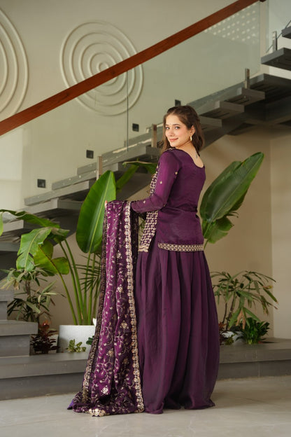 Readymade Top Bottom Dupatta Set – Raksha Bandhan Special